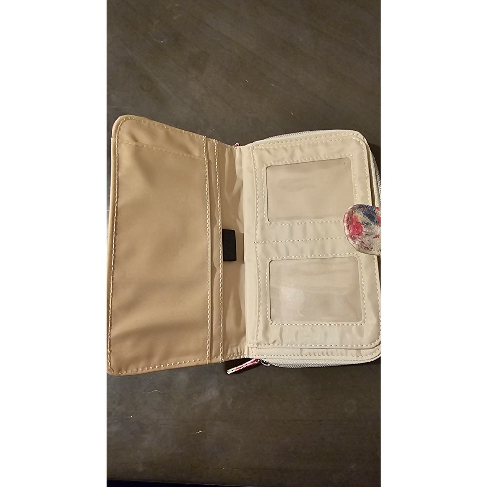Floral wallet wristlet safekeeper - Picture 4 of 5
